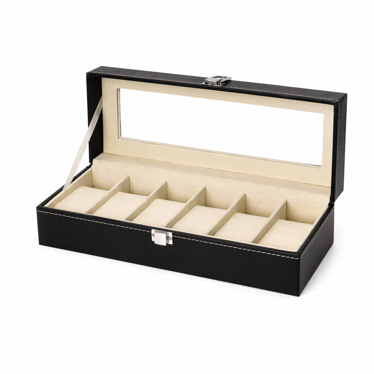 Boîte à Montre Homme en Cuir | Coffret Montre 2 à 12 Emplacements avec Vitre