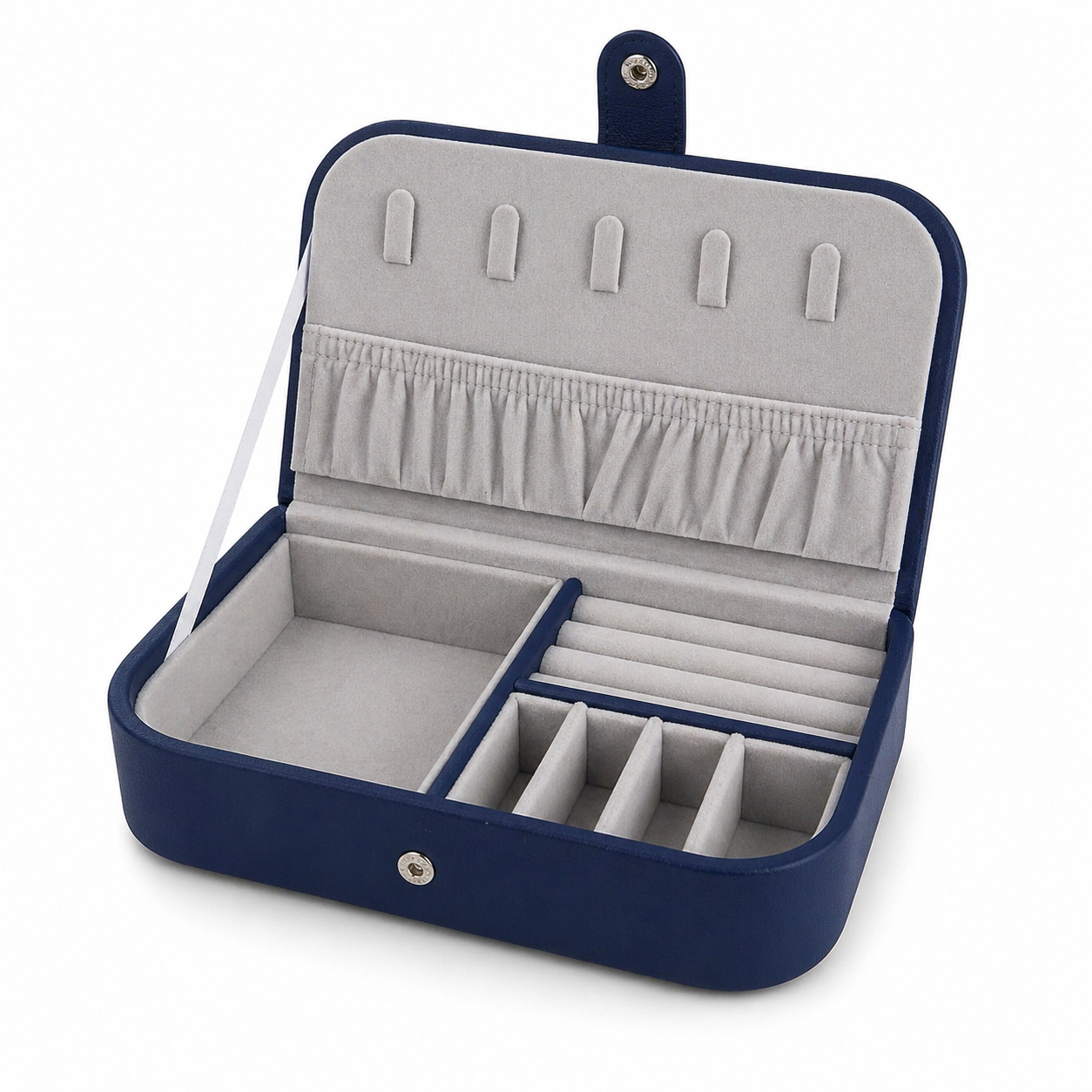 Boite à Bijoux Voyage Femme en Cuir | Organisateur Bijoux Portable avec Compartiments