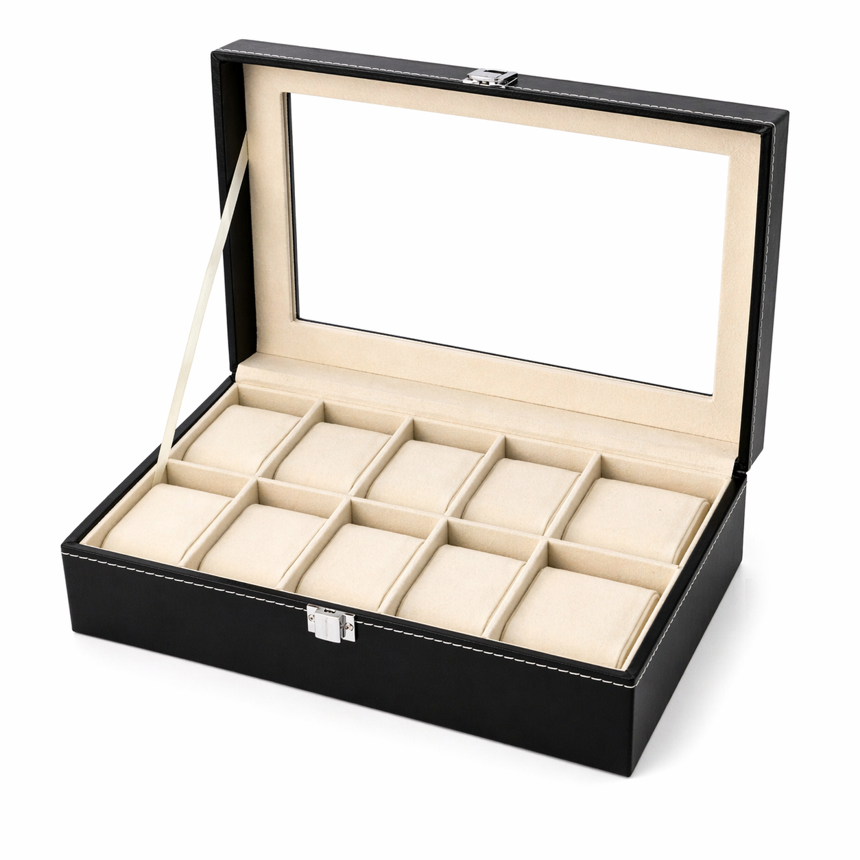 Boîte à Montre Homme en Cuir | Coffret Montre 2 à 12 Emplacements avec Vitre