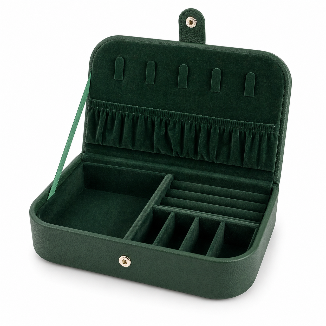Boite à Bijoux Voyage Femme en Cuir | Organisateur Bijoux Portable avec Compartiments