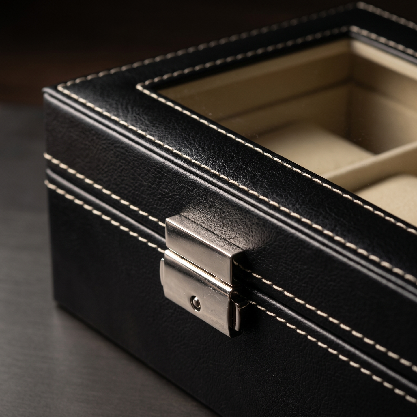 Boîte à Montre Homme en Cuir | Coffret Montre 2 à 12 Emplacements avec Vitre